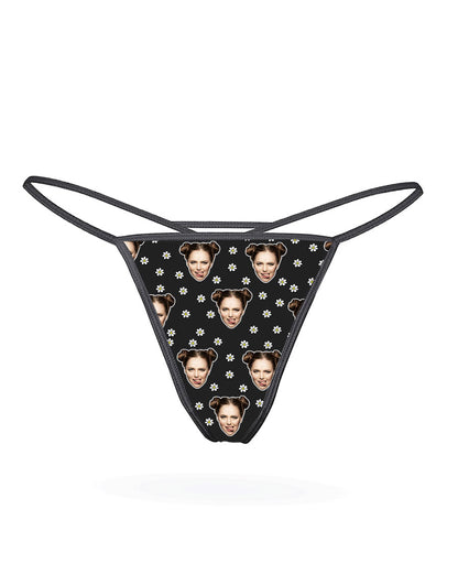 Face Daisies Thong