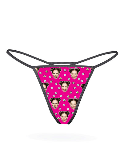 Face Daisies Thong