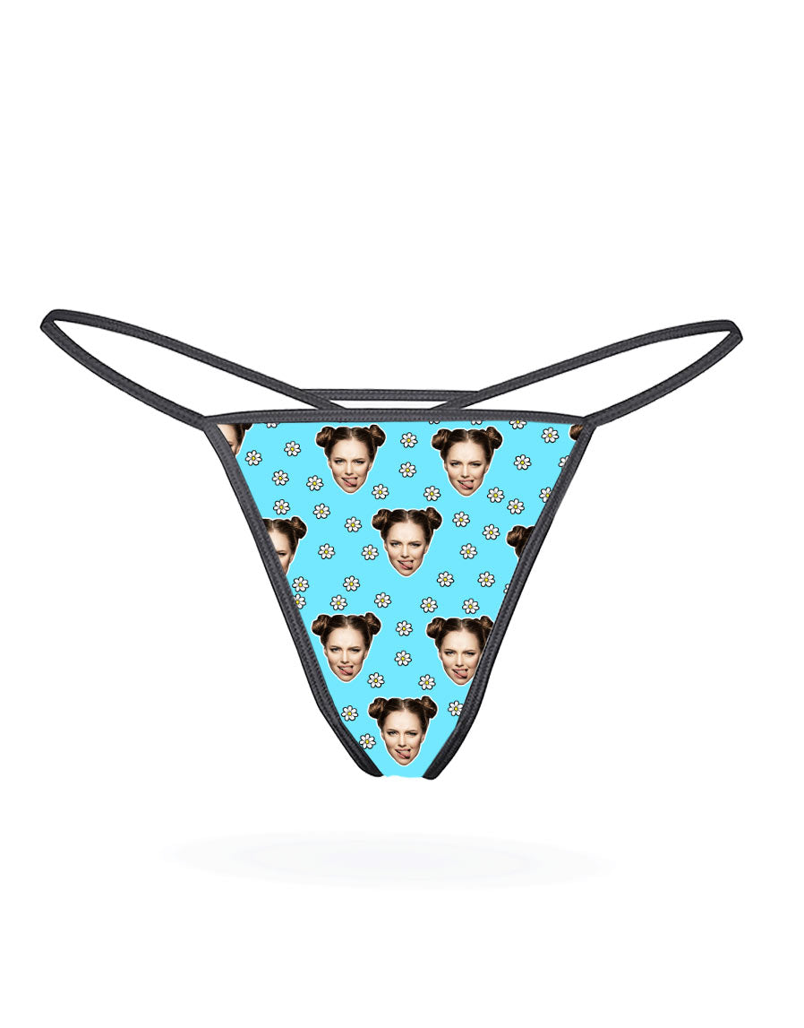 Face Daisies Thong