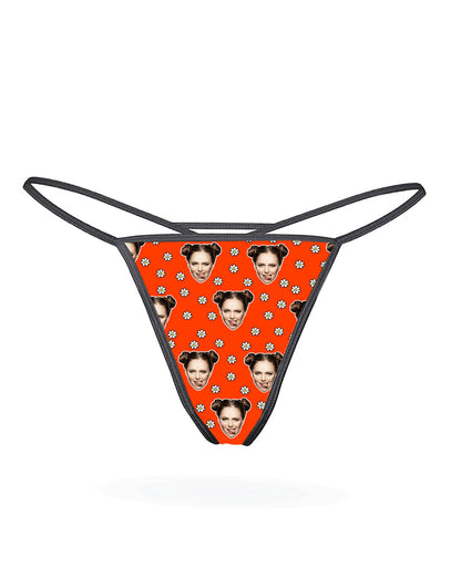 Face Daisies Thong