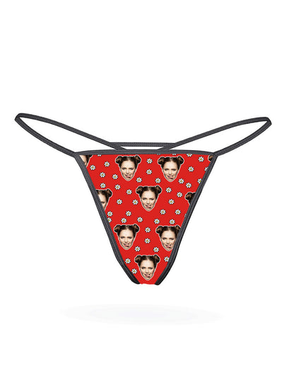 Face Daisies Thong