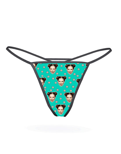 Face Daisies Thong