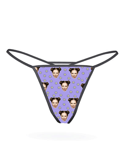 Face Daisies Thong