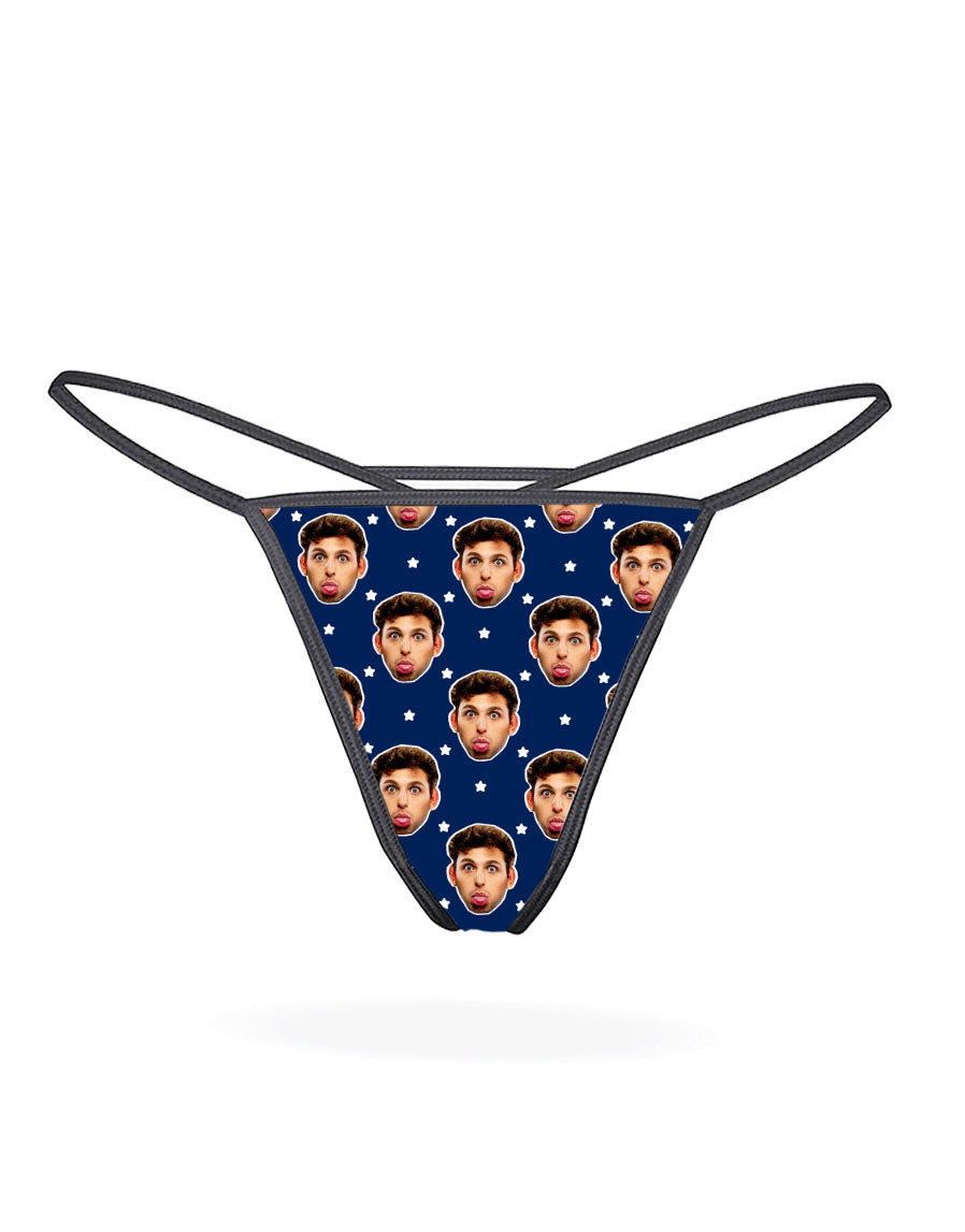 Face Stars Thong