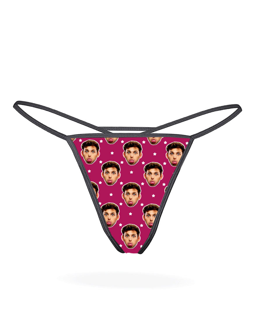 Face Stars Thong