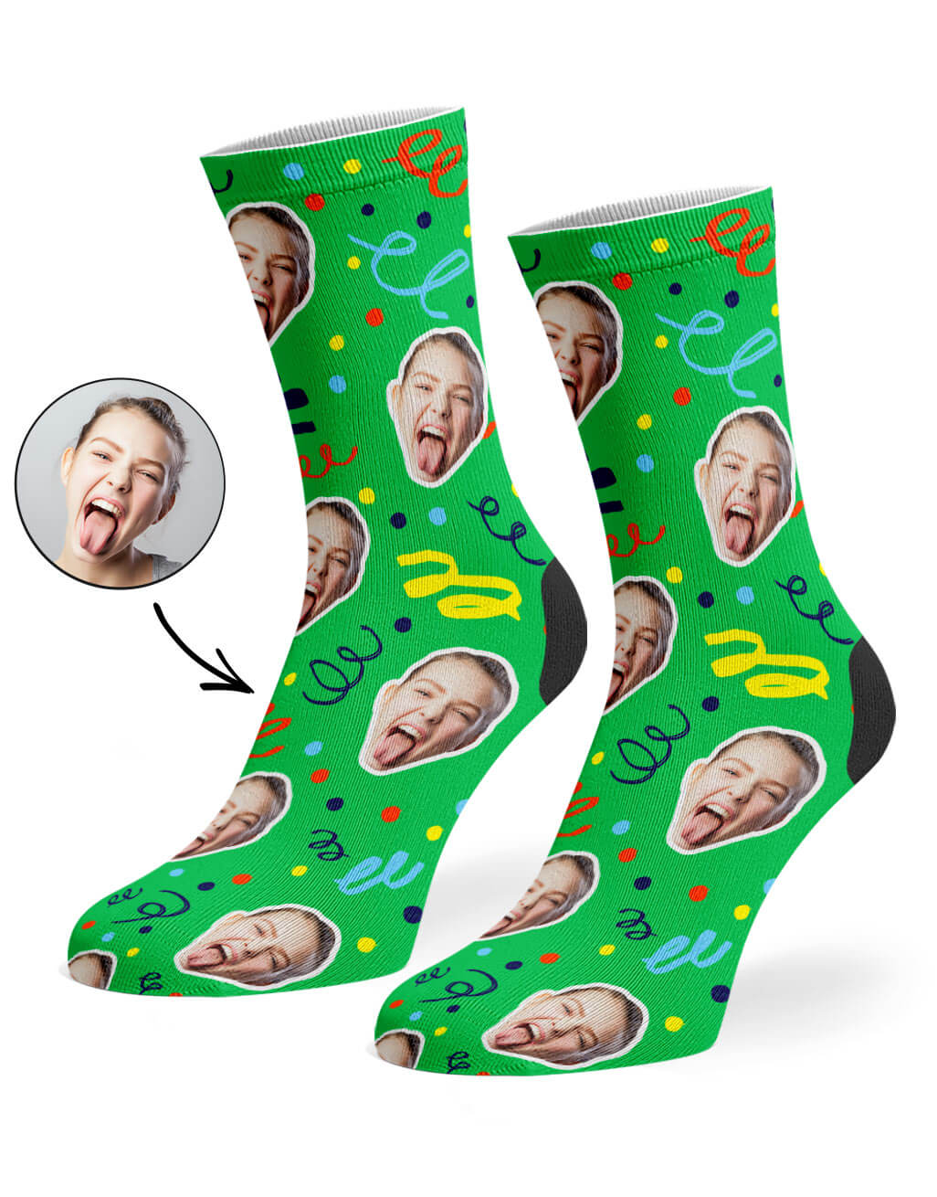 Happy Birthday Confetti Socks