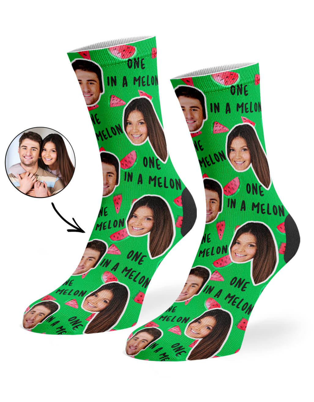 One In A Melon Socks