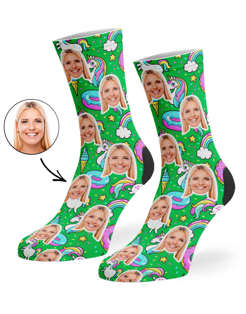 Unicorn & Donut Socks