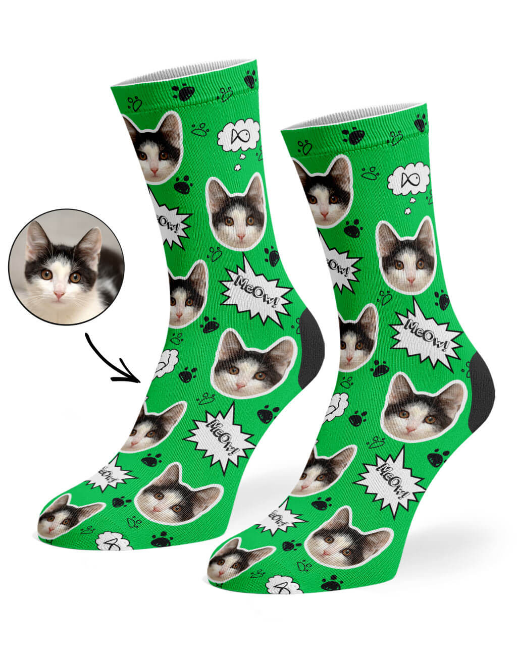 Your Cat Meow Socks
