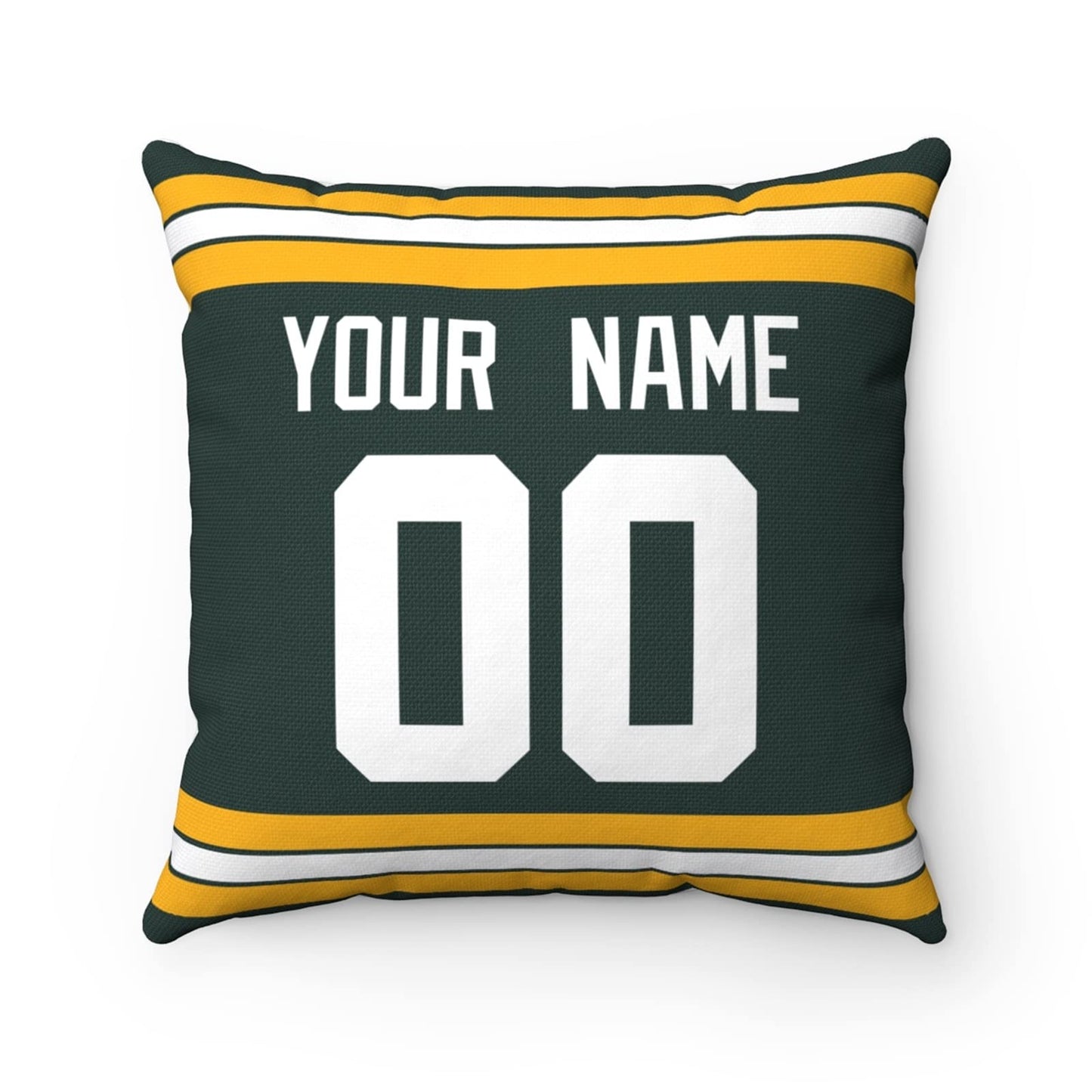 Throw Pillow Green Bay Custom Any Name and Number