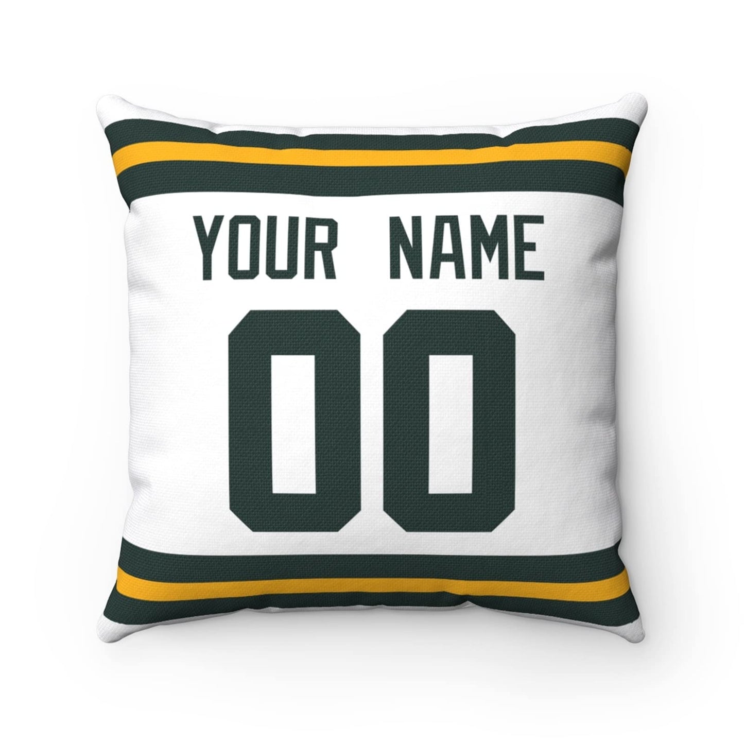 Throw Pillow Green Bay Custom Any Name and Number