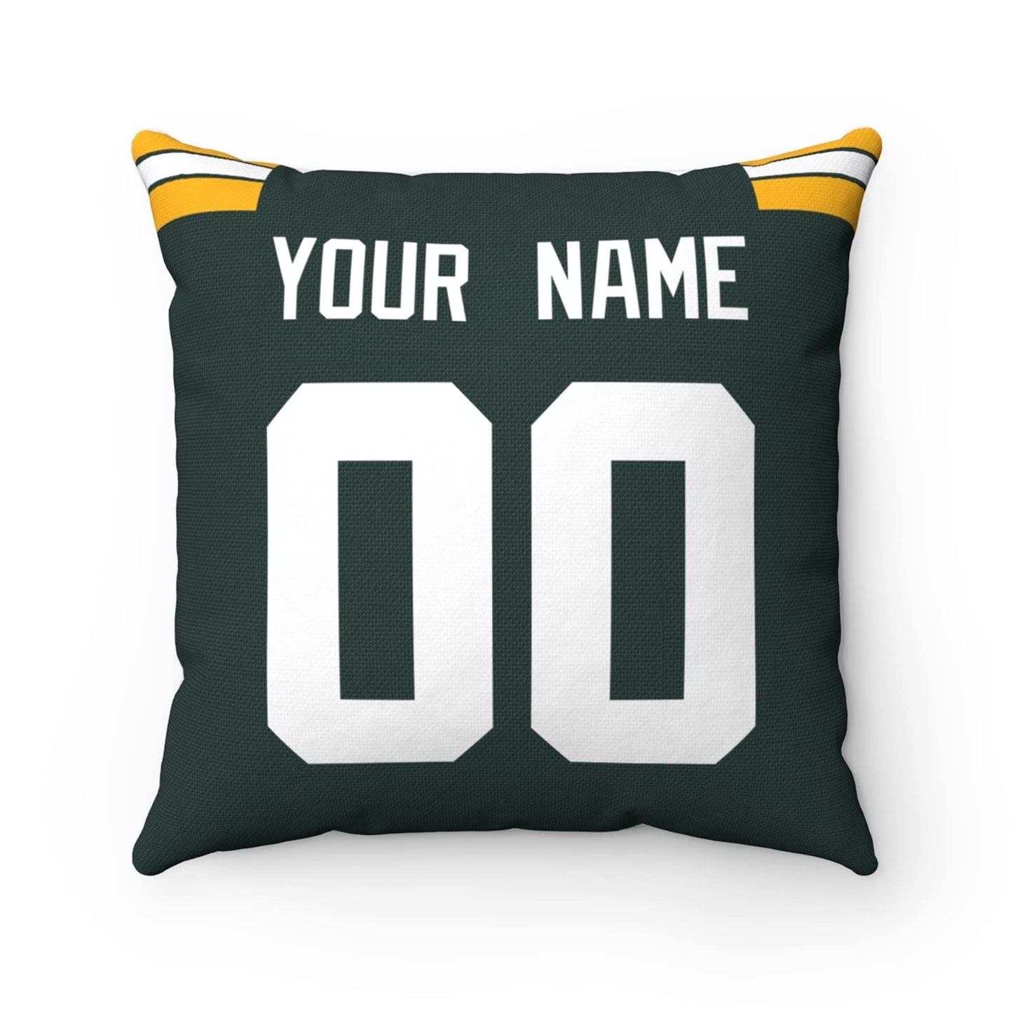 Throw Pillow Green Bay Custom Any Name and Number