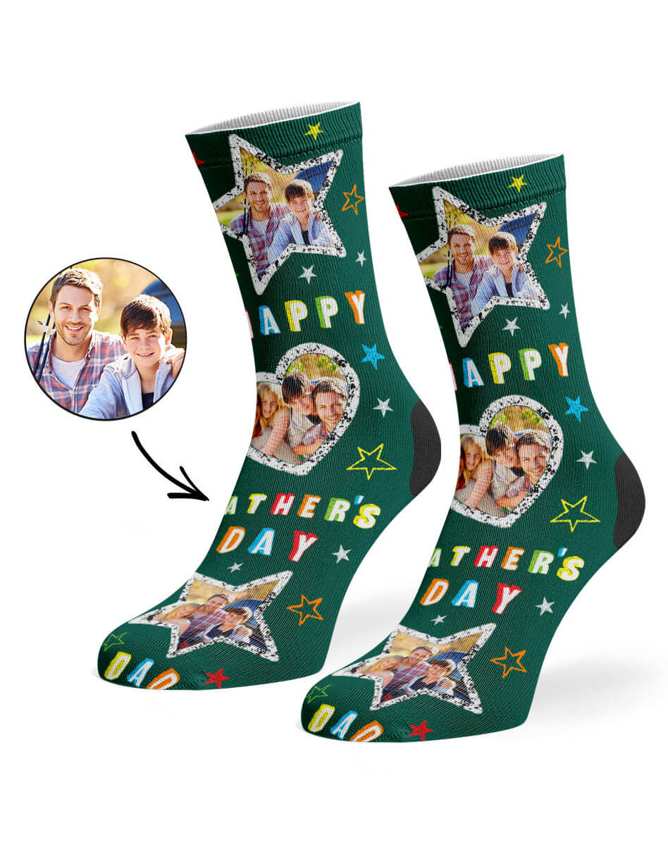 Father's Day Collage Socks