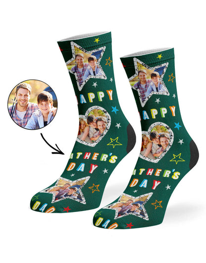 Father's Day Collage Socks