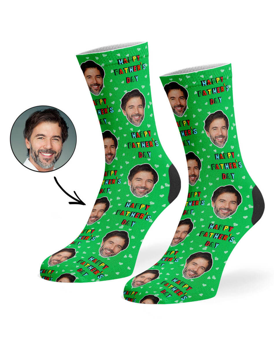 Happy Father's Day Face Socks