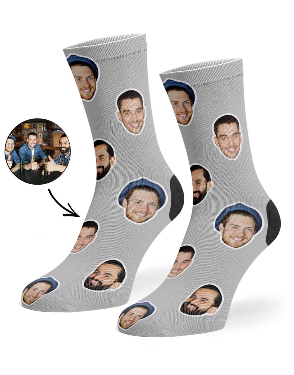 Best Friend Face Socks