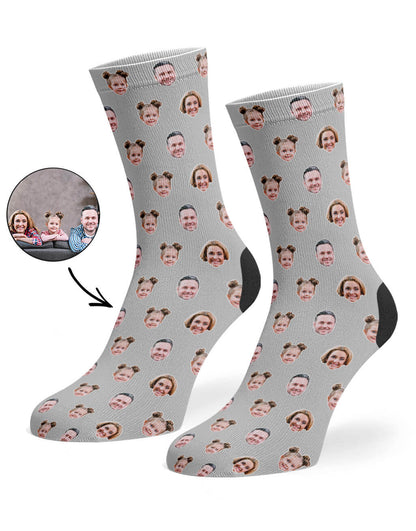 Family Face Pattern Socks