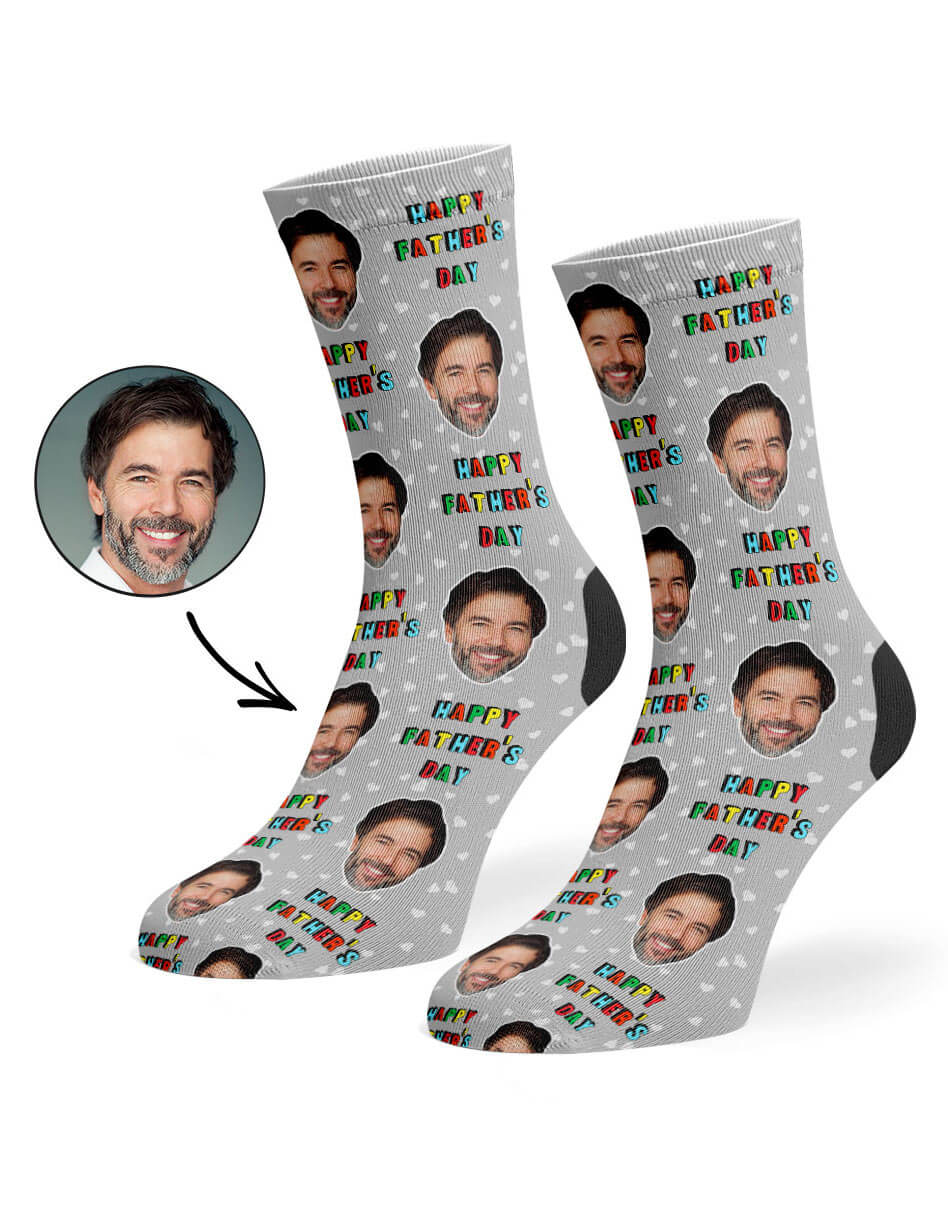 Happy Father's Day Face Socks