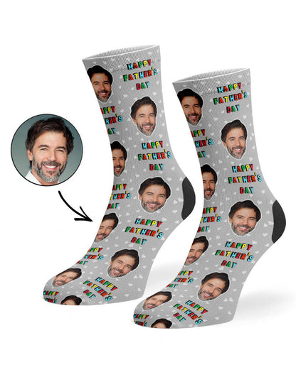 Happy Father's Day Face Socks