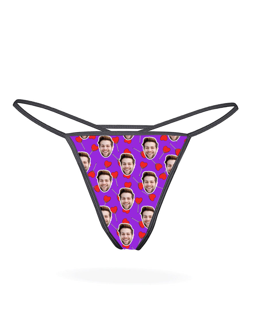 Heart Lollipops Thong