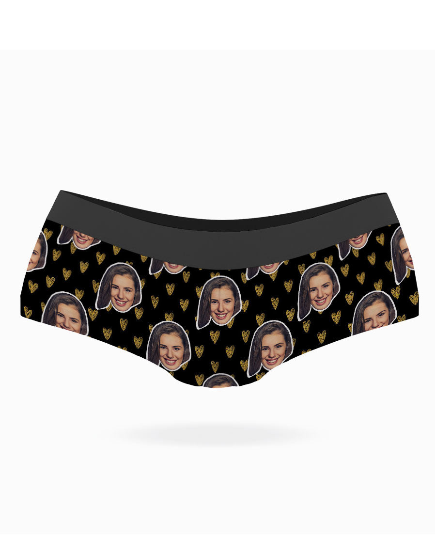 Face Hearts Knickers