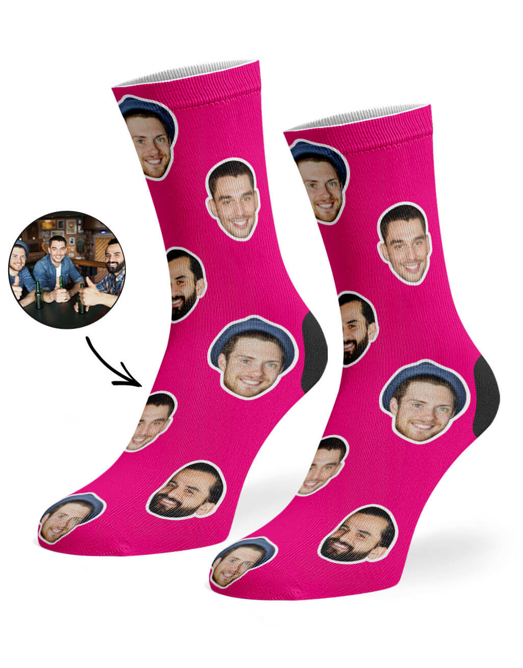 Best Friend Face Socks