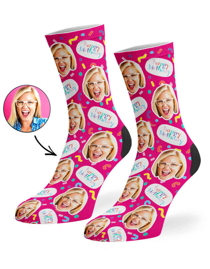 Birthday Squiggle Socks