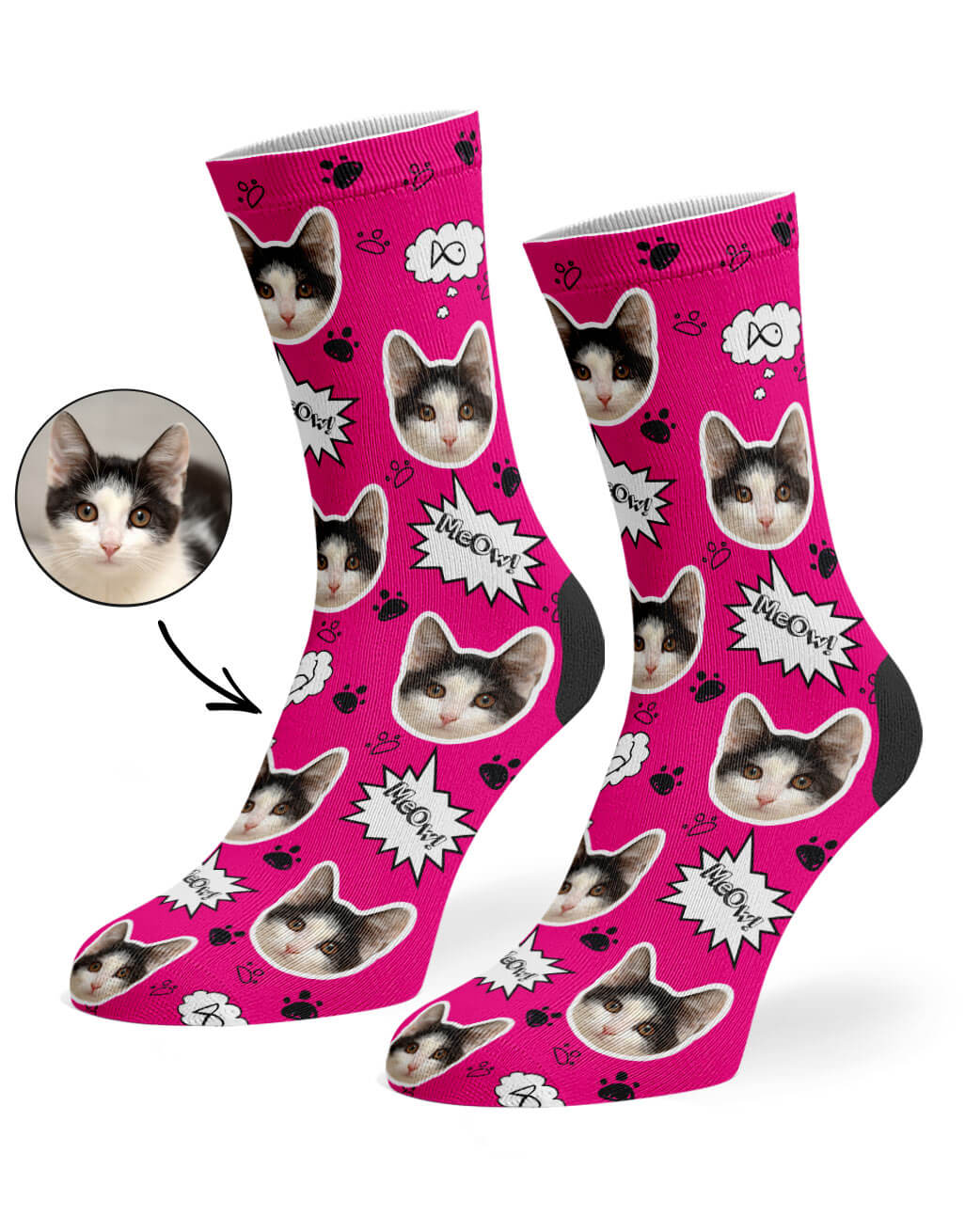 Your Cat Meow Socks