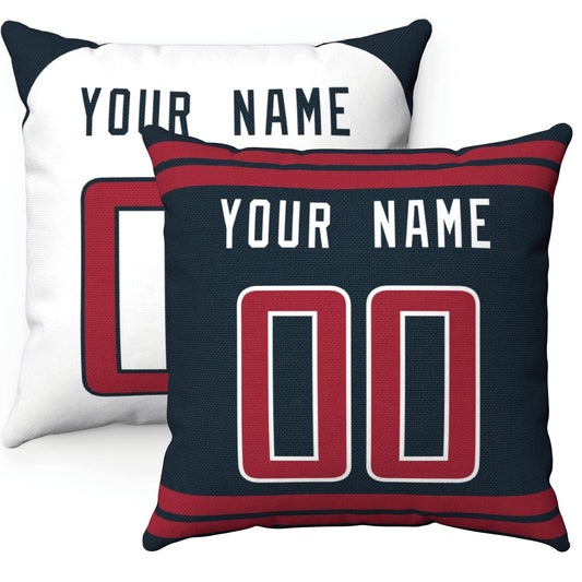 Throw Pillow Houston Custom Any Name and Number