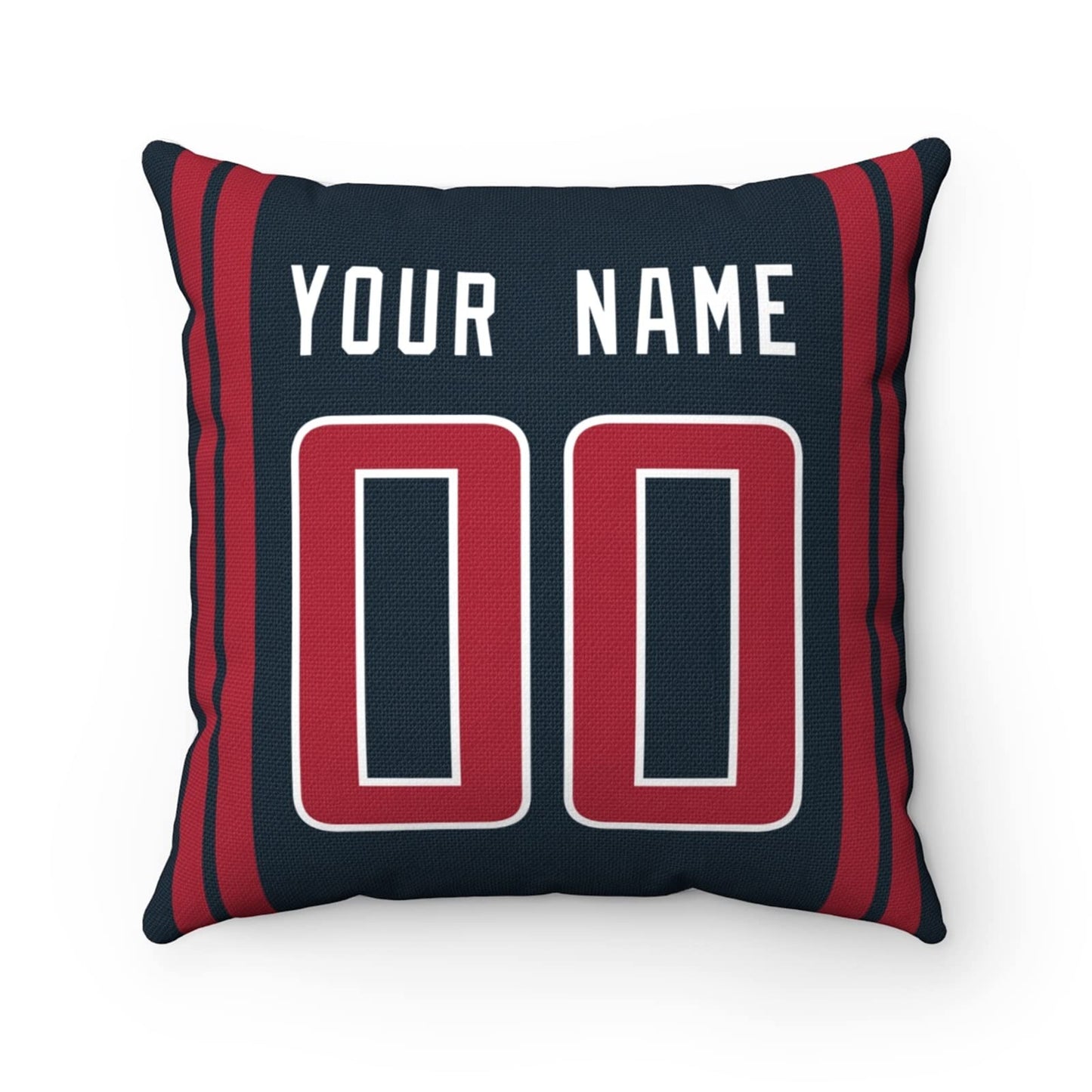 Throw Pillow Houston Custom Any Name and Number