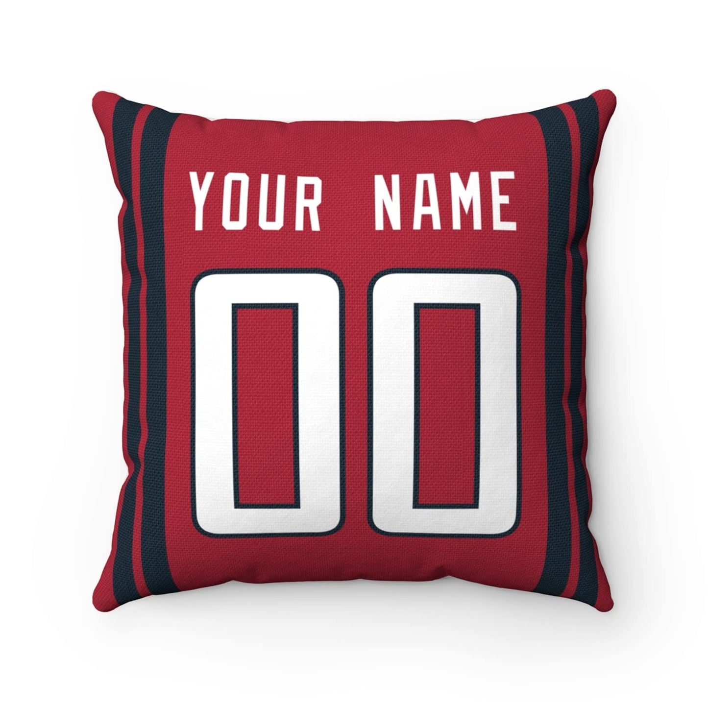 Throw Pillow Houston Custom Any Name and Number