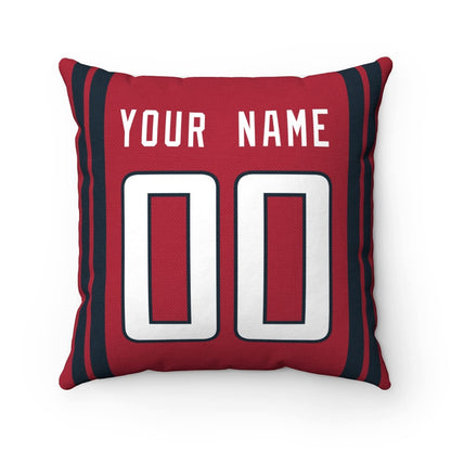 Throw Pillow Houston Custom Any Name and Number