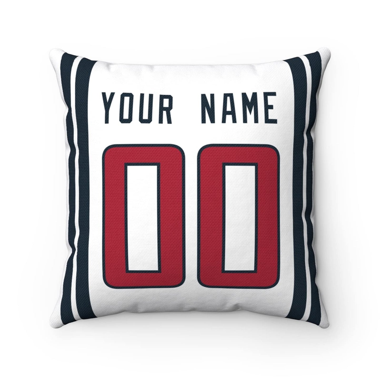 Throw Pillow Houston Custom Any Name and Number
