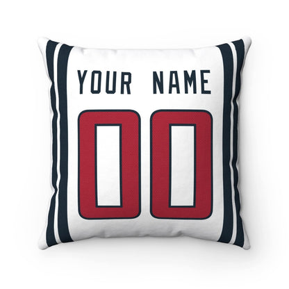 Throw Pillow Houston Custom Any Name and Number