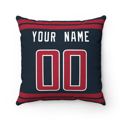 Throw Pillow Houston Custom Any Name and Number