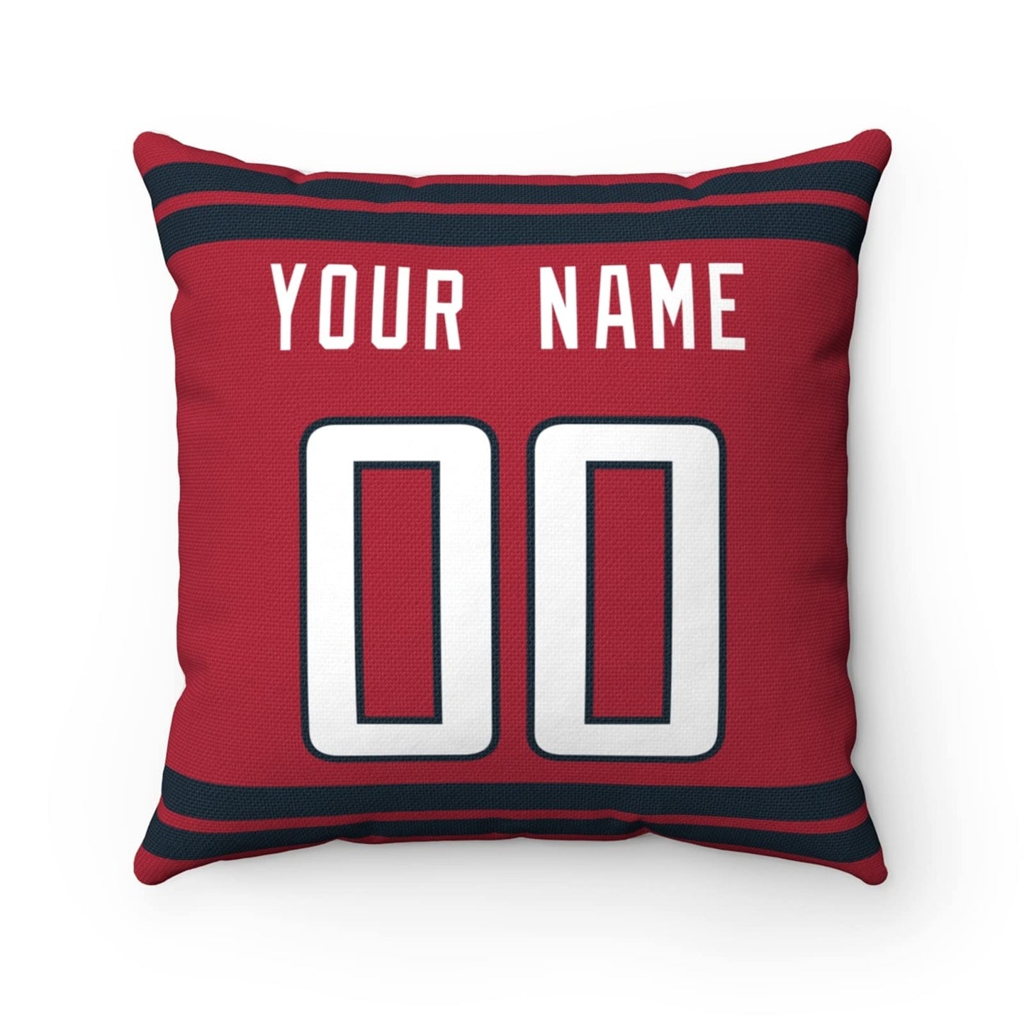 Throw Pillow Houston Custom Any Name and Number