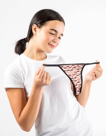 Face Mash Thong