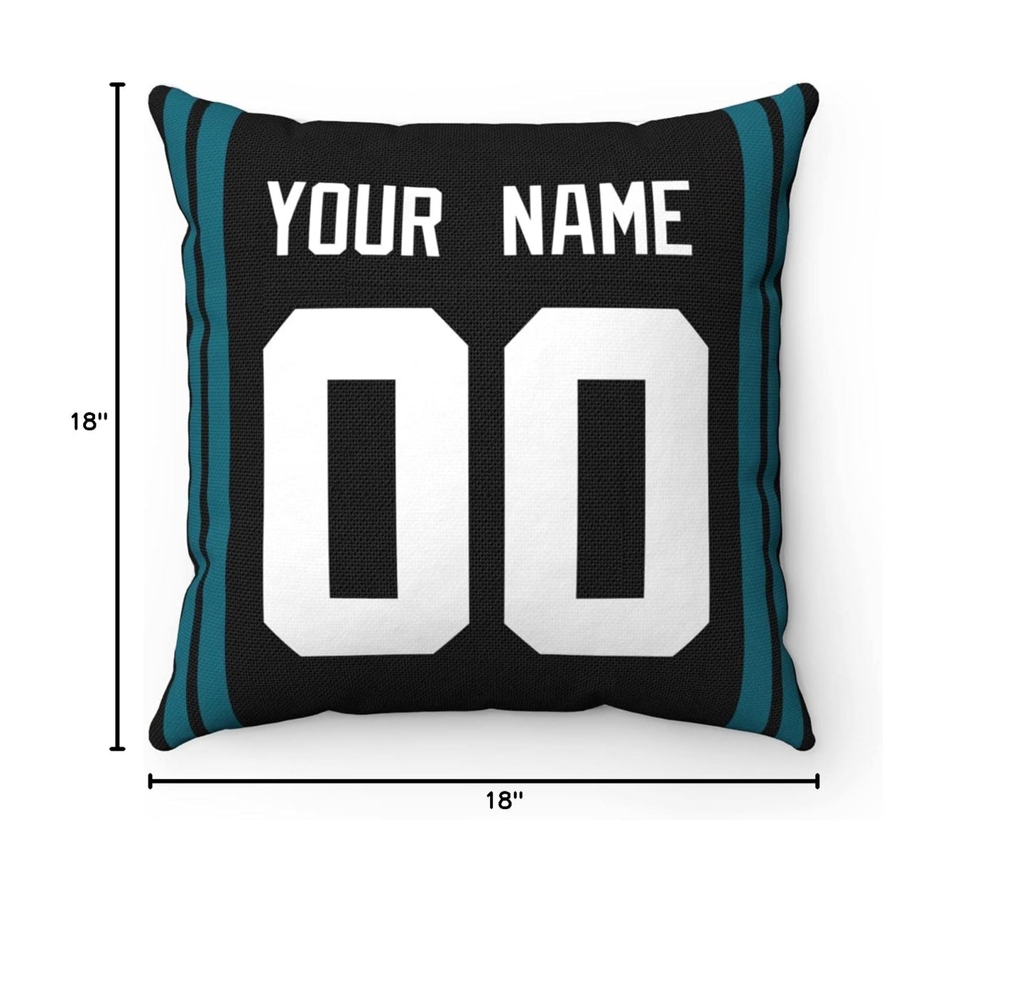 Throw Pillow Jacksonville Custom Any Name and Number
