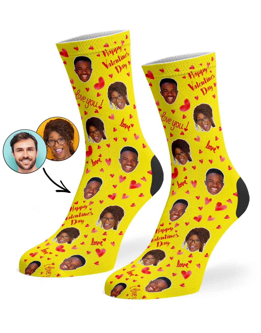 Happy Valentines Socks