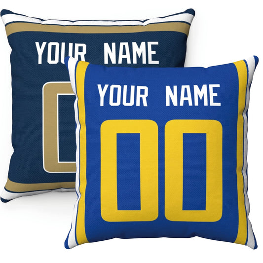 Throw Pillow Los Angeles Custom Any Name and Number