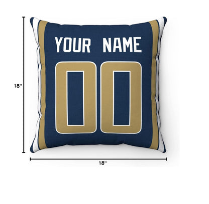Throw Pillow Los Angeles Custom Any Name and Number