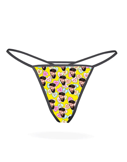 Naughty Love Hearts Thong