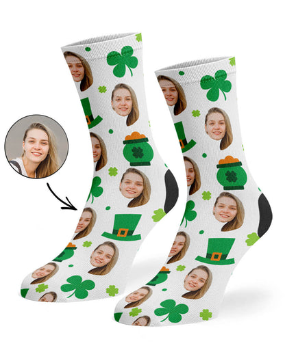 Luck of the Irish Face Socks
