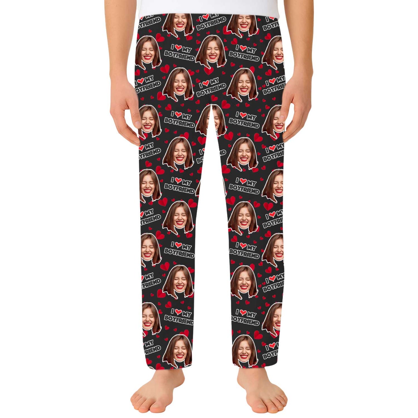 Men's I Love My Girlfriend PJ Bottoms