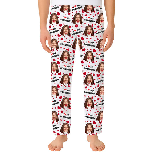Men's I Love My Girlfriend PJ Bottoms