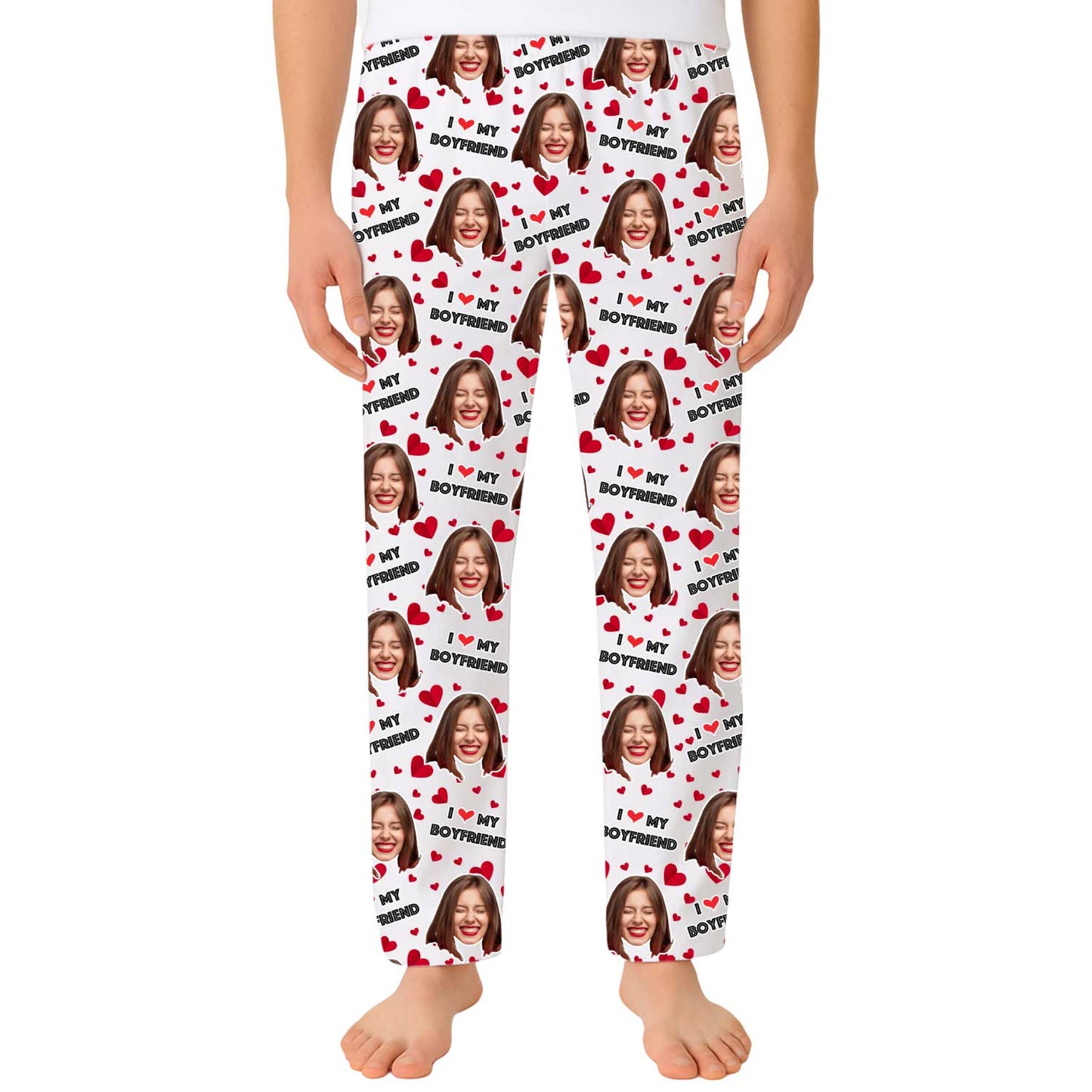 Men's I Love My Girlfriend PJ Bottoms