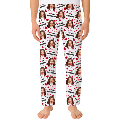 Men's I Love My Girlfriend PJ Bottoms