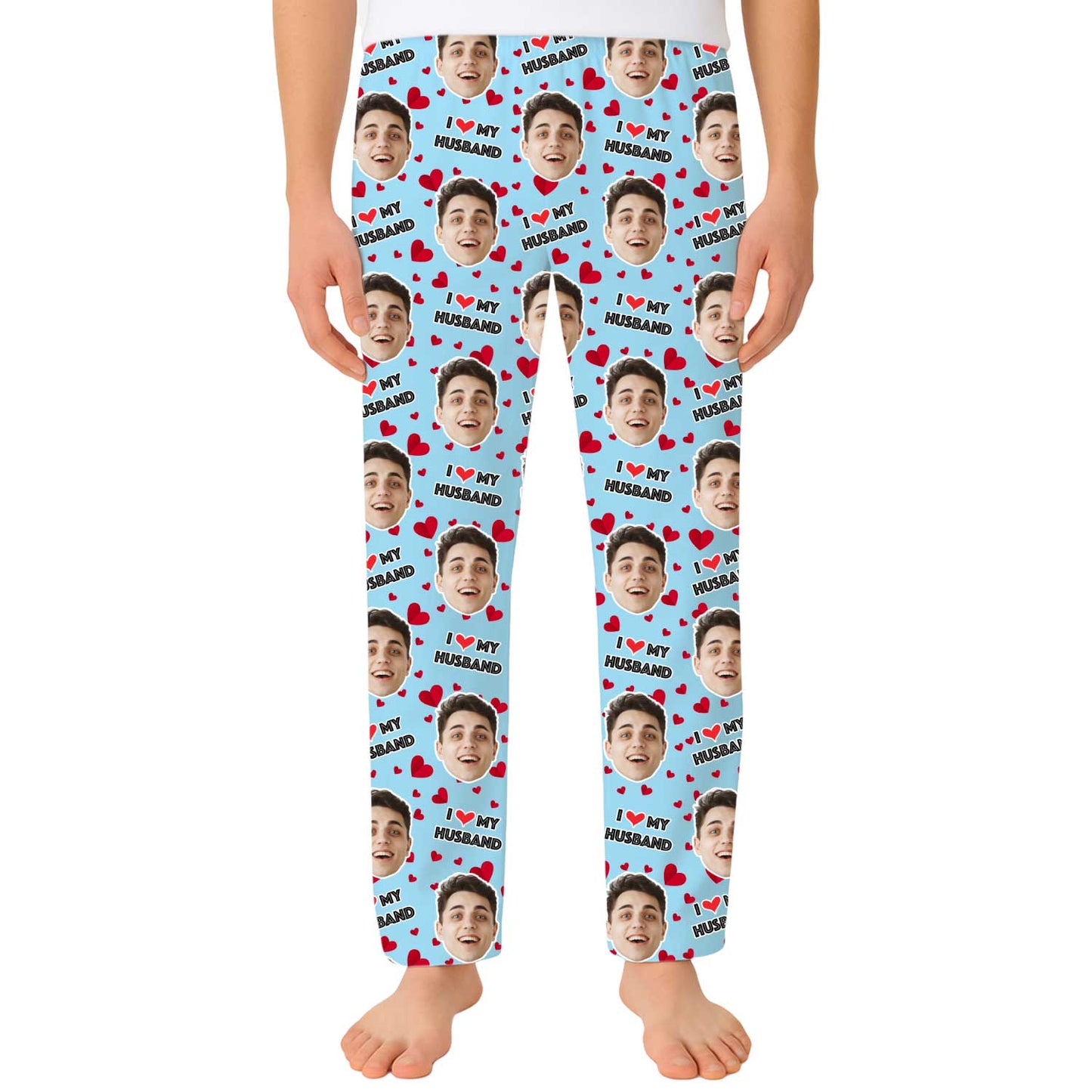 Men's I Love My Husband PJ Bottoms