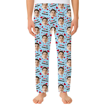 Men's I Love My Husband PJ Bottoms