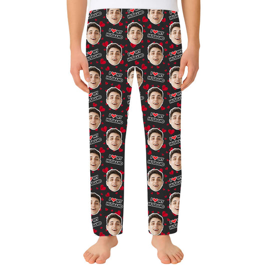 Men's I Love My Husband PJ Bottoms